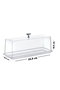 Hermia Plato para Servir Pasteles Transparente CLRKS-1